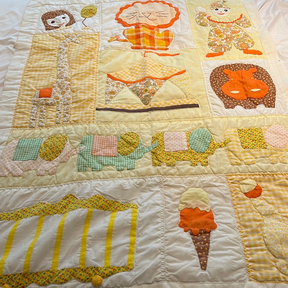 Handmade Baby Quilted Blanket